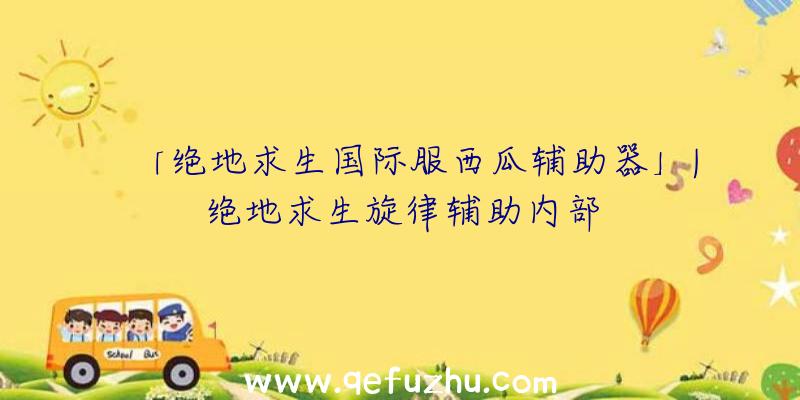 「绝地求生国际服西瓜辅助器」|绝地求生旋律辅助内部